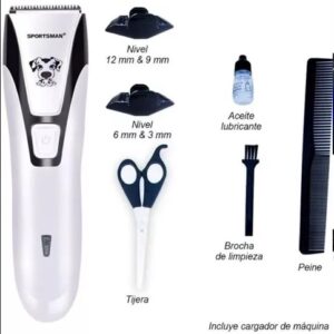 MAQUINA CORTA PELO MASCOTAS BLANCA