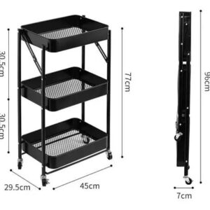 CARRITO PLEGABLE VERTICAL CON RUEDAS