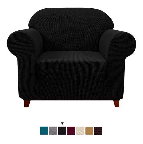 FUNDA CUBRE SILLON ELASTICA 1 CUERPO COLOR NEGRO