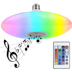 AMPOLLETA CON PARLANTE Y LUCES