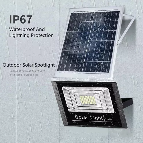 LAMPARA SOLAR CON PANEL DE 50W - Imagen 3