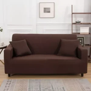 FUNDA CUBRE SILLON ELASTICO 3 CUERPOS COLOR CAFE