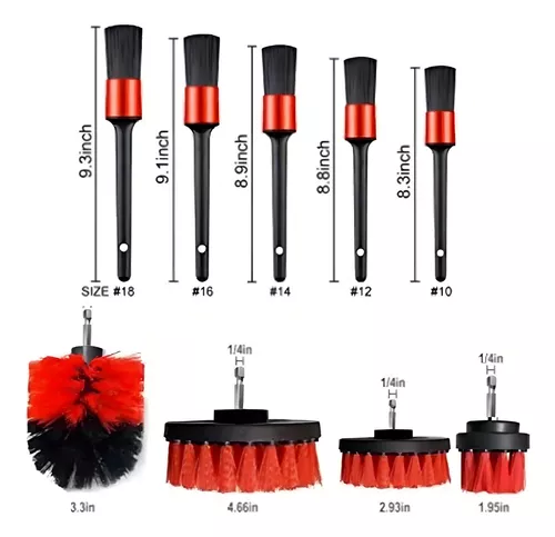 KIT CEPILLO 18 PIEZAS PARA LIMPIEZA - Imagen 3