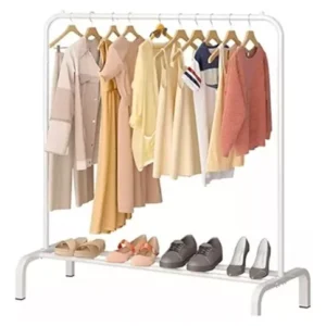 PERCHERO SIN RUEDAS 1TUBO BLANCO