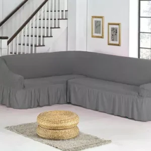 FUNDA CUBRE SILLON EN L COLOR GRIS