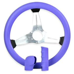 KIT CUBRE VOLANTE COLOR AZUL