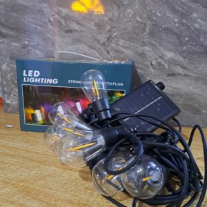 GUIRNALDA SOLAR CON AMPOLLETA Led Lighting 10 mts