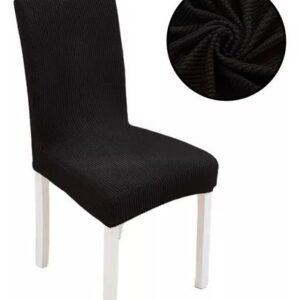 COBERTOR PARA SILLA 6PCS COLOR NEGRO