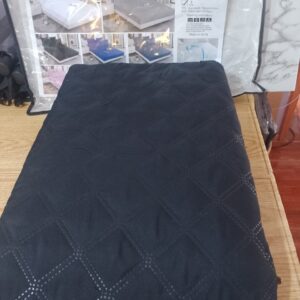 CUBRE COLCHÓN IMPERMEABLE  2 PLAZA NEGRO