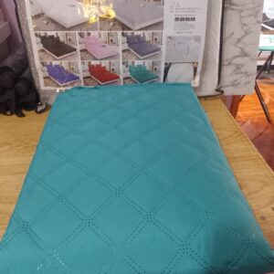 CUBRE COLCHÓN IMPERMEABLE  2 PLAZA TURQUESA