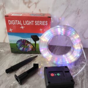 MANGUERA LUCES SOLAR TRICOLOR 20MT