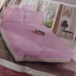 CUBRE COLCHÓN IMPERMEABLE  1.5 PLAZA ROSA